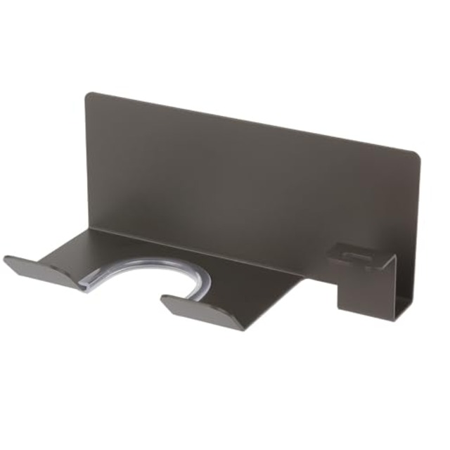 KAIXUANMAN ドライヤーホルダー マグネット ドライヤー 収納 壁掛け ドライヤースタンド ドライヤー置き フック付 アルミ ドライヤー 浴室収納 置物 バス用品 グレー