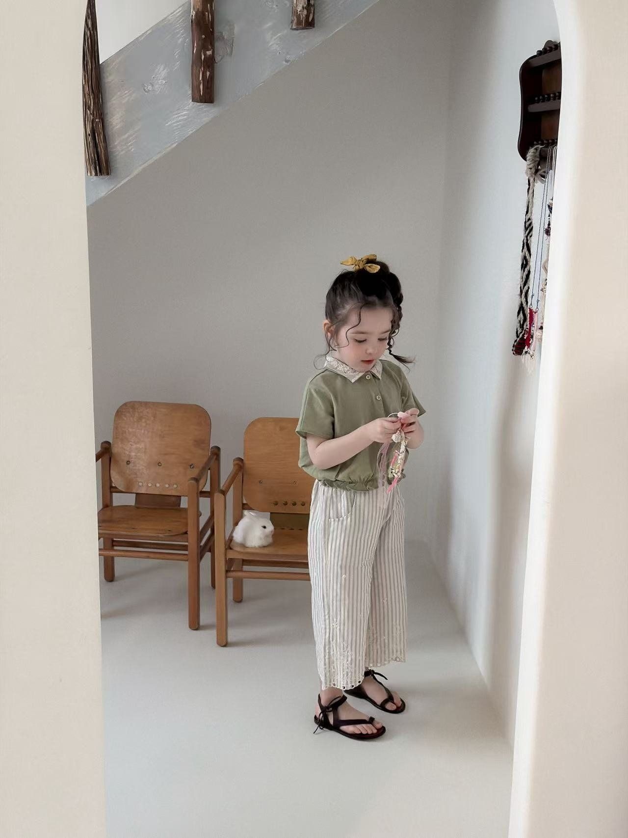 [aiai] Natural Stripe Pants / [아이아이] 내츄럴스트라이프팬츠
