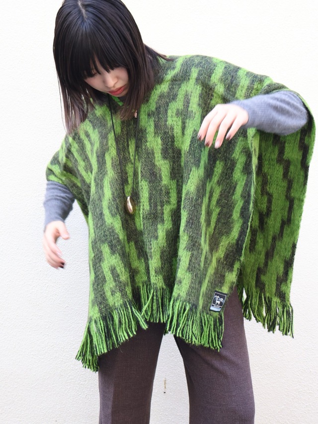 knit poncho【1685】