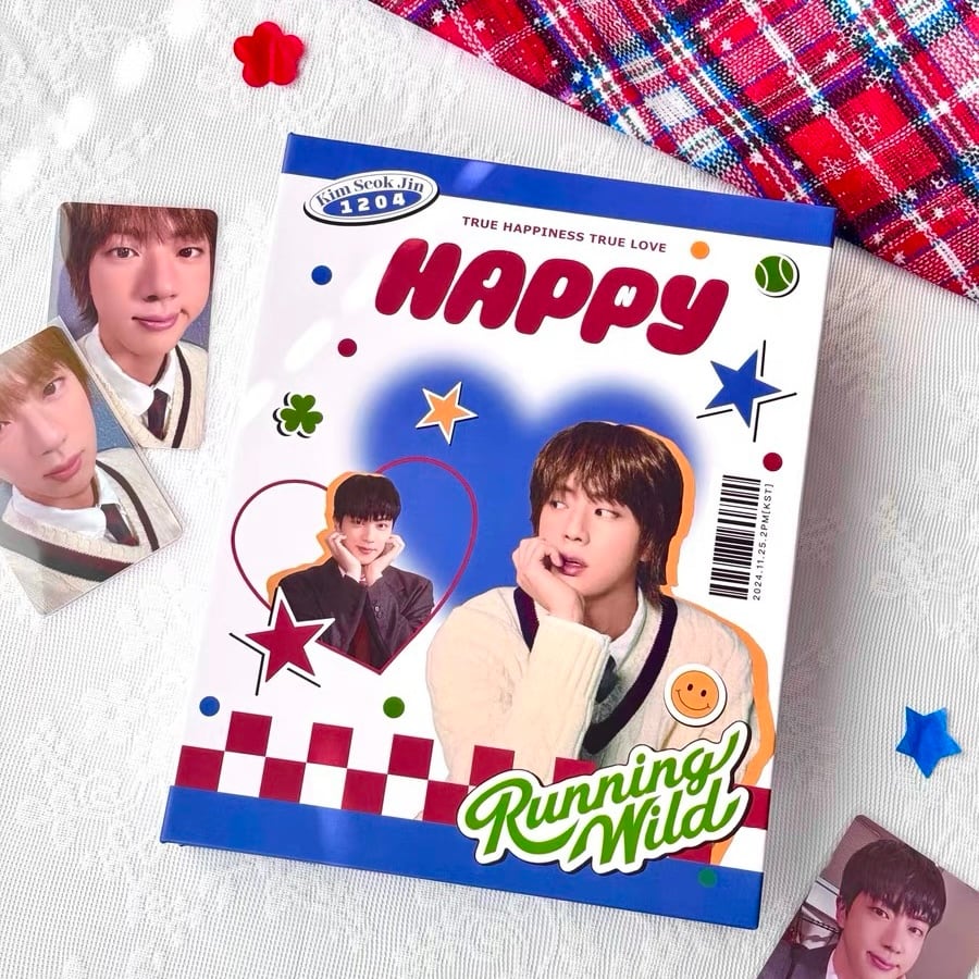 BTS ジミン JIMIN 60×20 スローガン ファイル バインダー BTS JIMIN スローガンバインダー