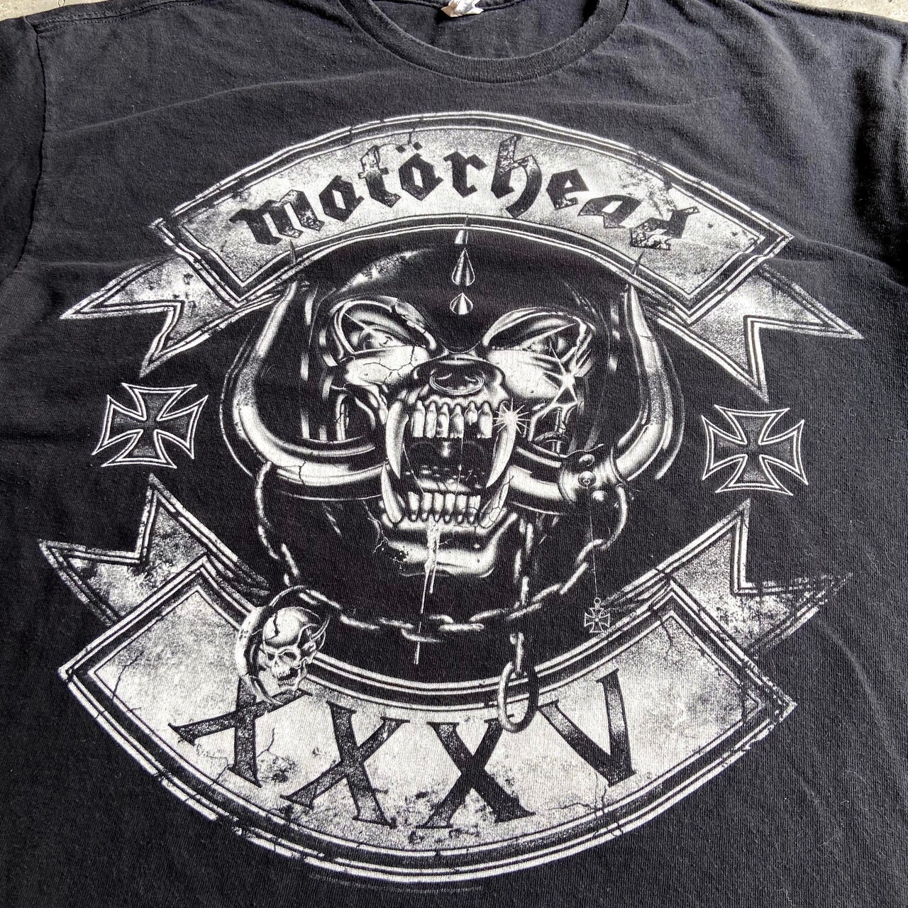 Motorhead モーターヘッド バンドTシャツ メンズXL 古着 黒 ブラック 