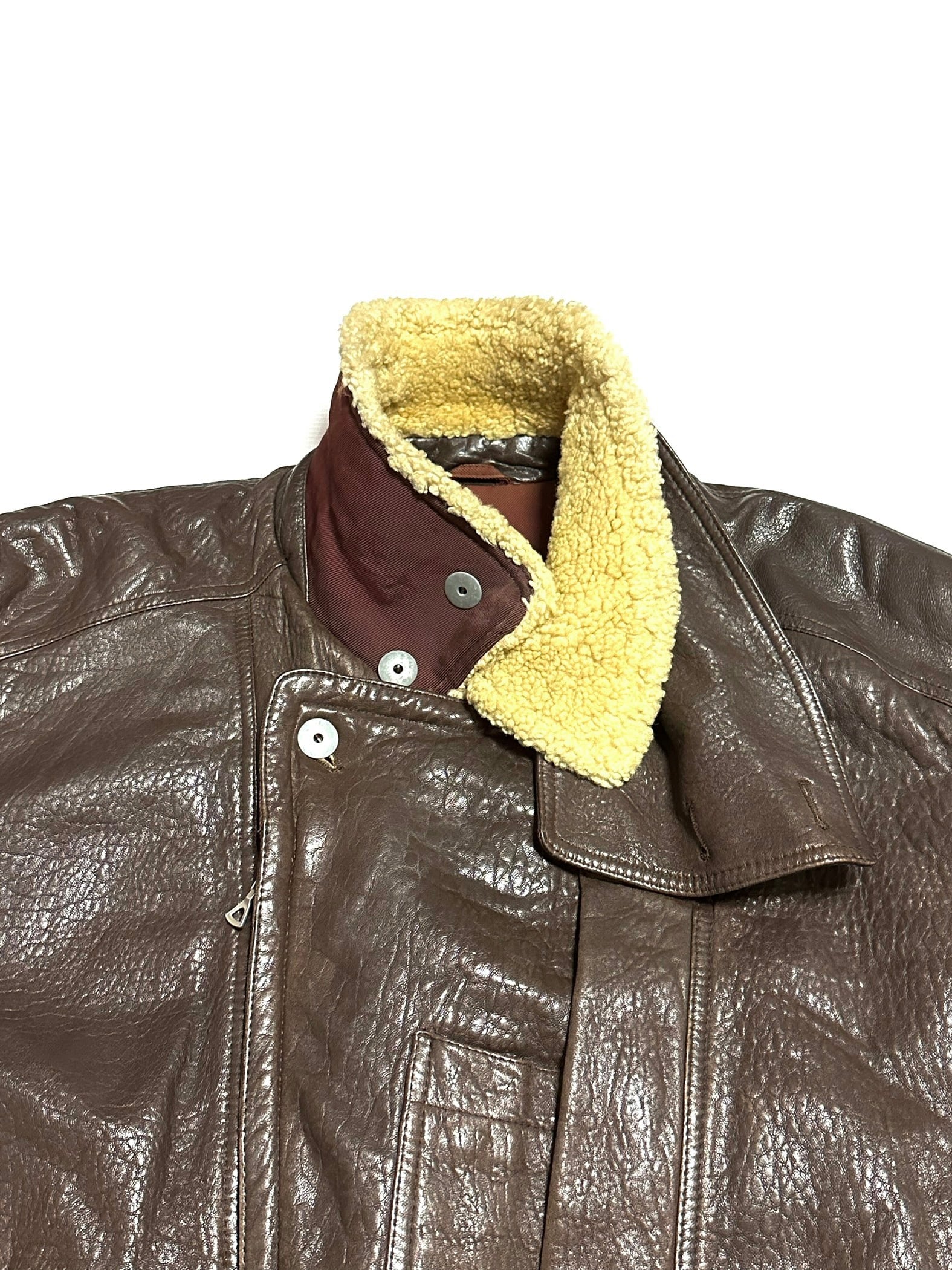 1980's LAMATTA Mouton Collar Heavy Riders JKT | ETRAK 1980's LAMATTA Mouton Collar Heavy Riders JKT | ETRAK