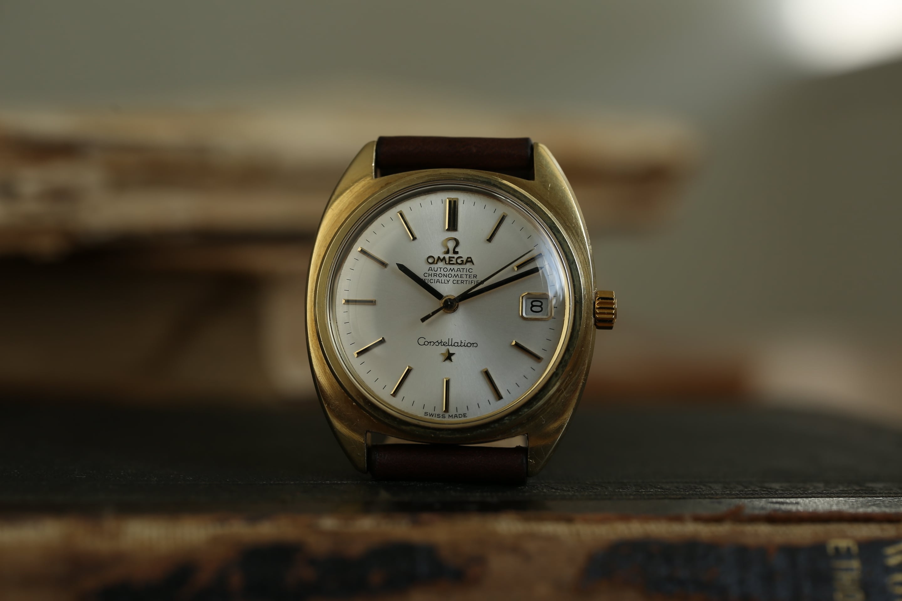OMEGA】 1968年製 コンステレーション Cラインケース フラットベゼル 