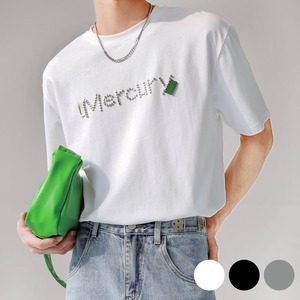 メタリックロゴTシャツ【OMT81】
