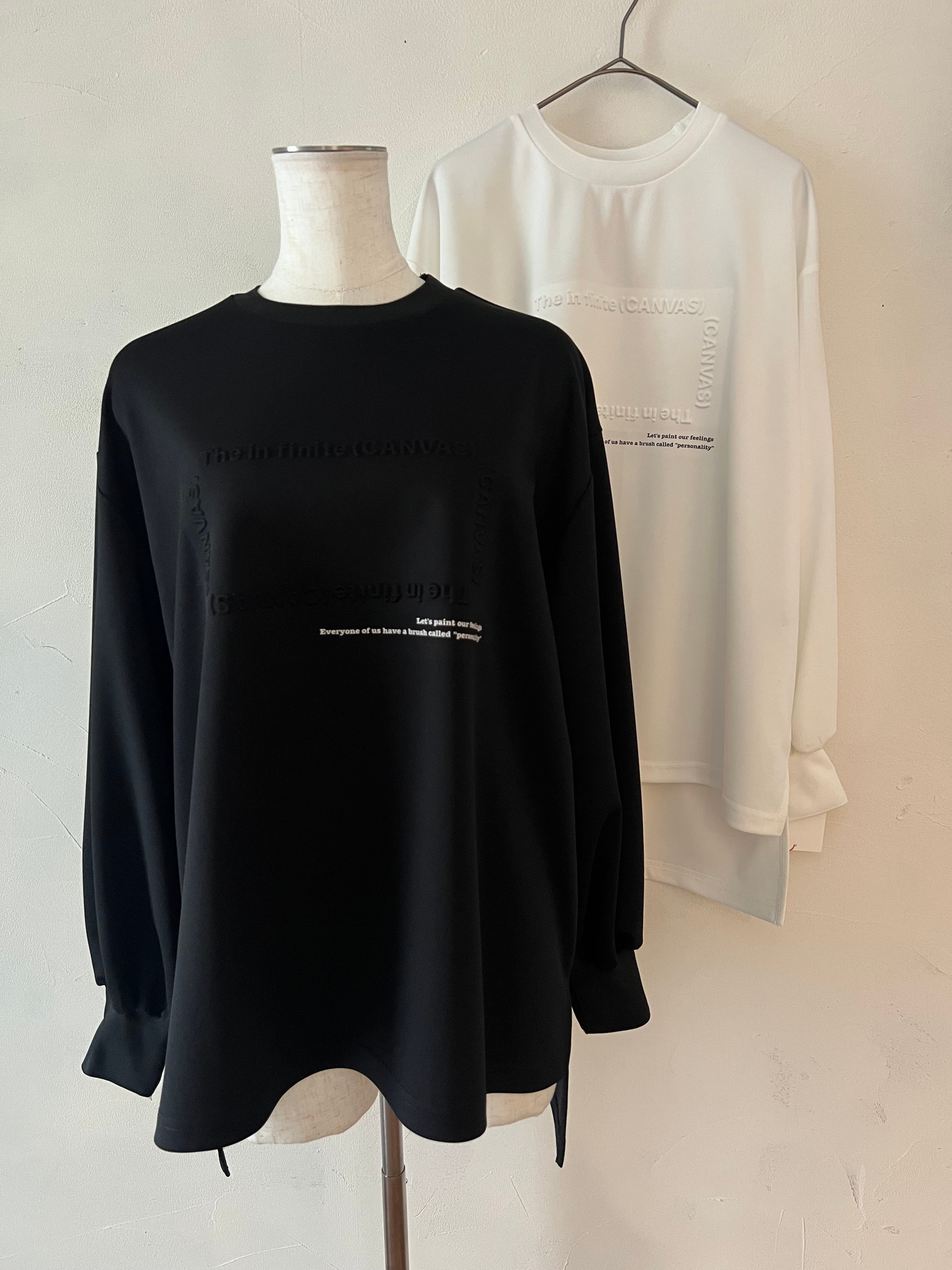 【PASSIONE】エンボスロゴバックテープTシャツ　516939