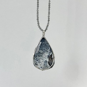 デンドリティックアゲート　女神巻きペンダントトップ　Dendritic agate pendant 2