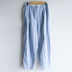 stripe wide pants