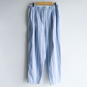 stripe wide pants