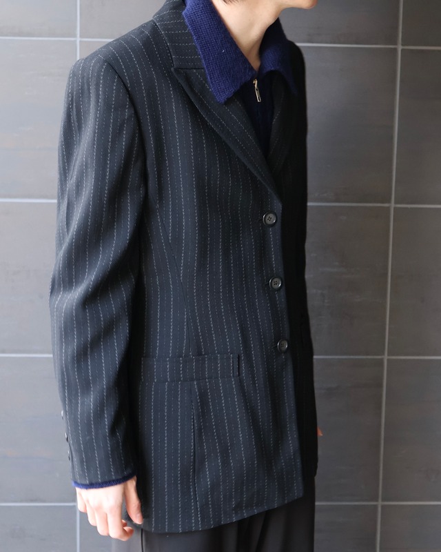 3b pinstripe single tailored jacket