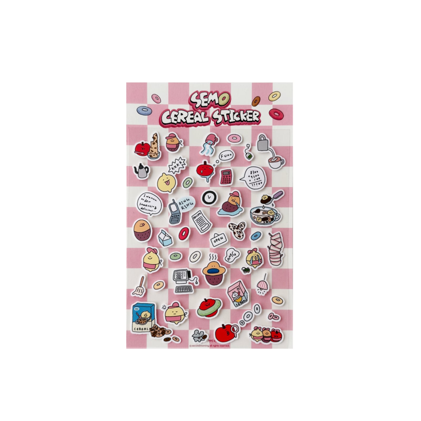 second morning] SEMO CEREAL リムーバブル ステッカー | moim - 韓国