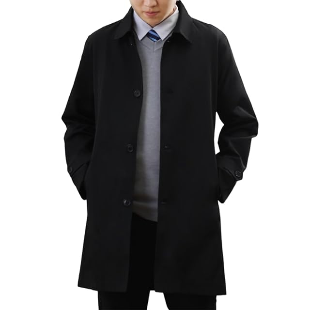 VICALLED] トレンチコート メンズ 秋服 大きいサイズ スプリングコート