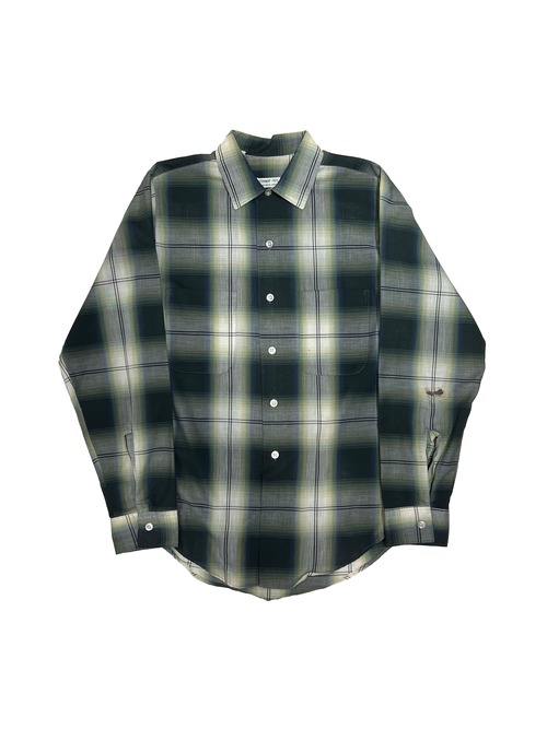 1960s-1970s Vintage Ombre Check Shirt
