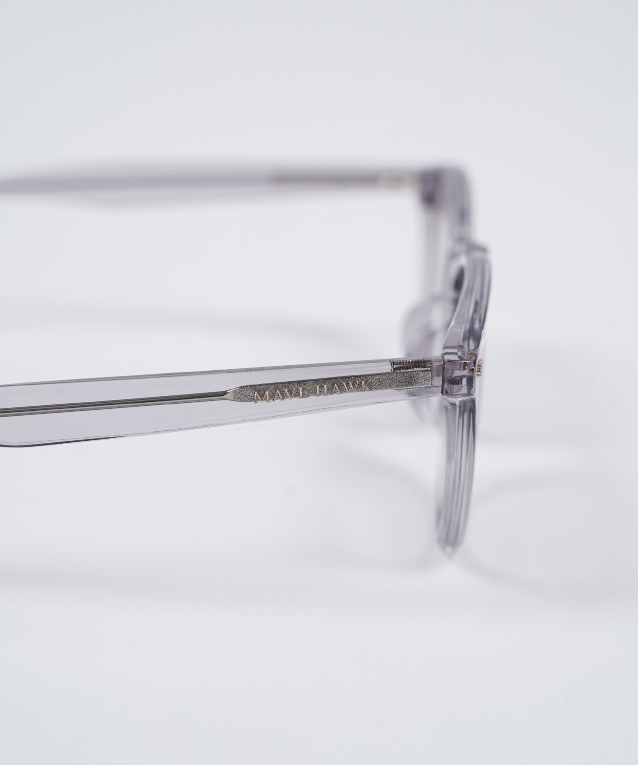 LIGHT GRAY FRAME SUNGLASSES［MHA001］