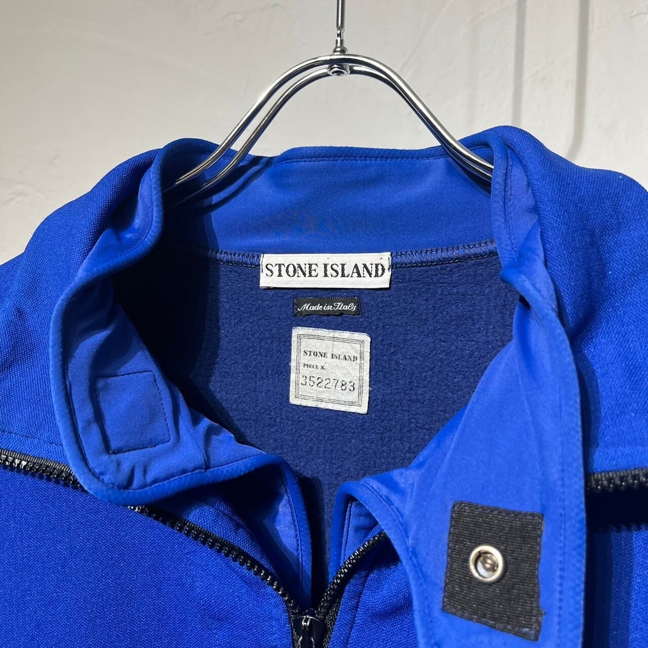 90s STONE ISLAND Half-zip Jersey Top ITALY製 | VOLAR 90s STONE ISLAND Half-zip Jersey Top ITALY製 | VOLAR