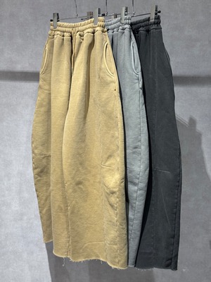 pigment wash curve sweat pants