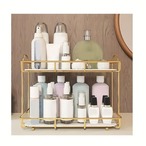 収納ラック 2段 バスルーム 洗面台 レッサー カウンタートップ 小物収納