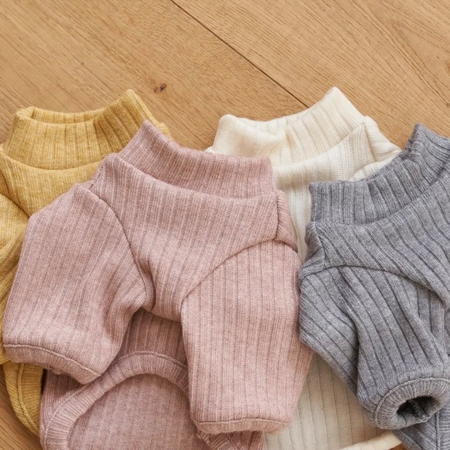 予約販売  Cozy Turtleneck Stretch T-shirt  リブニットハイネックインナー　韓国　ブランドwitiwiti