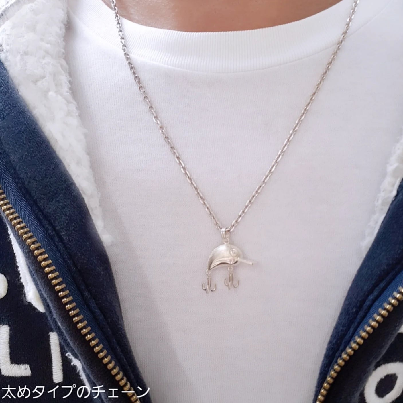 ルアーペンダントトップ】 ルアーネックレス ルアーアクセサリー 釣り