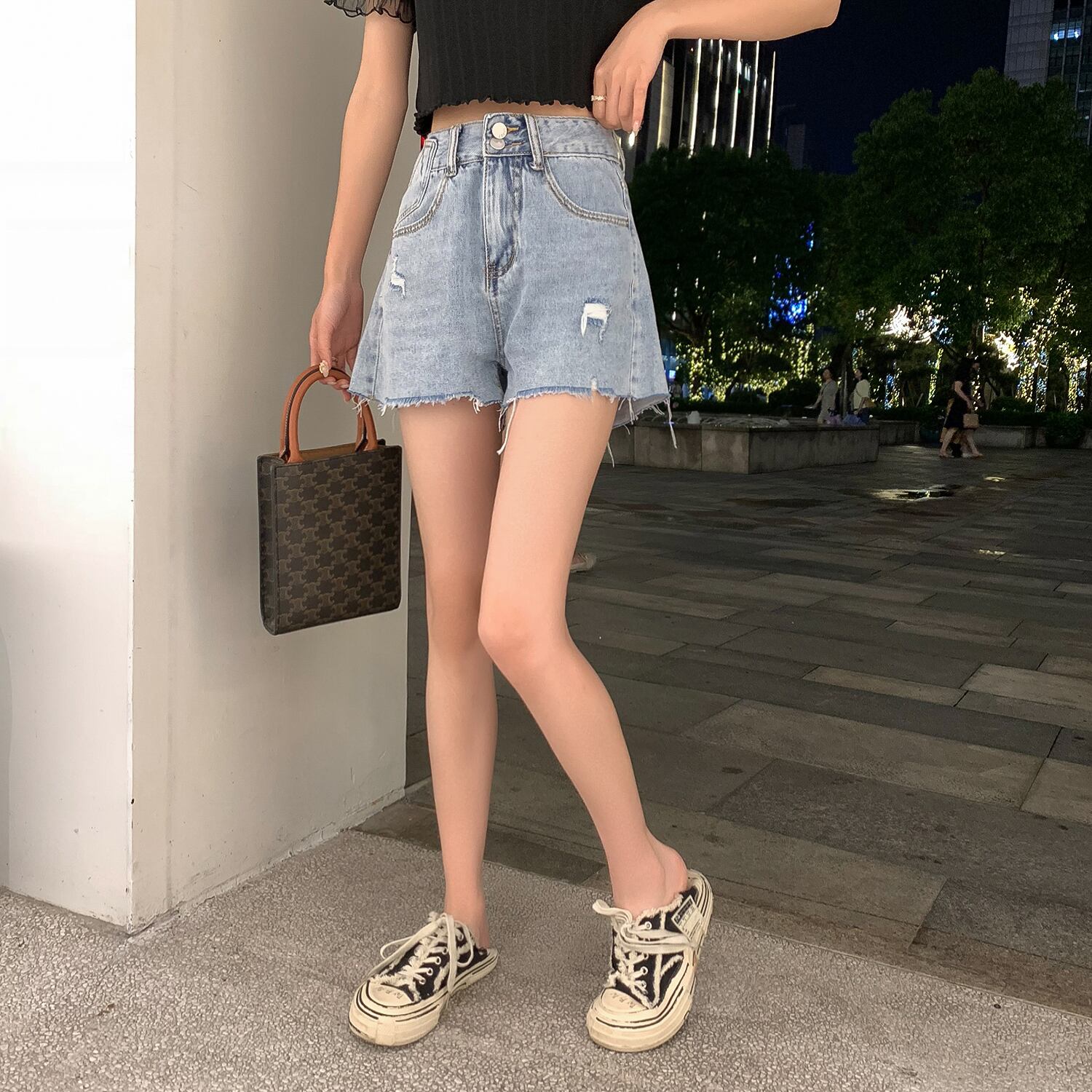 スタイルカジュアルハイウェストショーツ ブルマー 6Du_Shop_Women42144872373