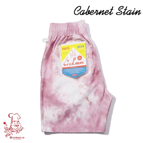 Chef Short pants Cabernet Stain シェフ ショートパンツ UNISEX 男女兼用 Cookman クックマン イージーパンツ アメリカ