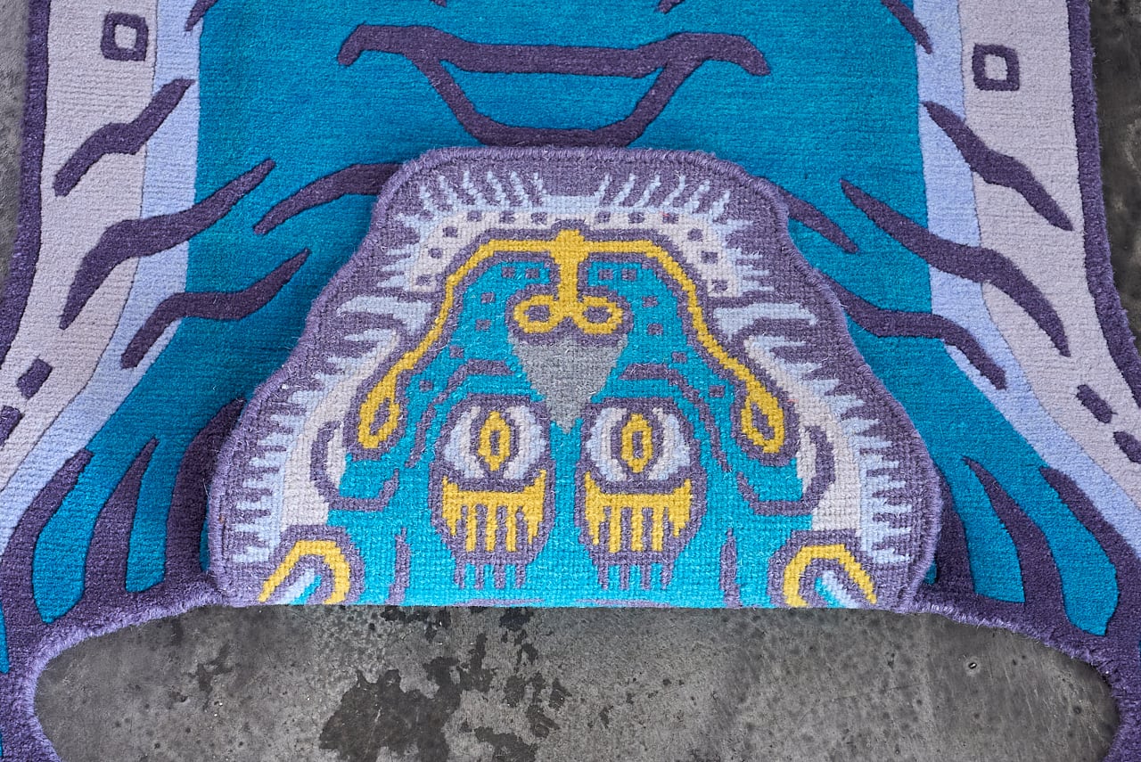 Tibetan Tiger Rug 《Mサイズ•ウール・オリジナル3・ミスティック