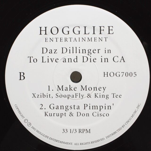 Daz Dillinger / Daz Dillinger's To Live And Die In CA [HOG7005] - 画像2