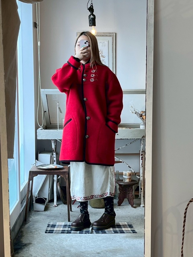 1990’s Made in Austria L.L.Bean Tyrolean Wool Hoodie Coat