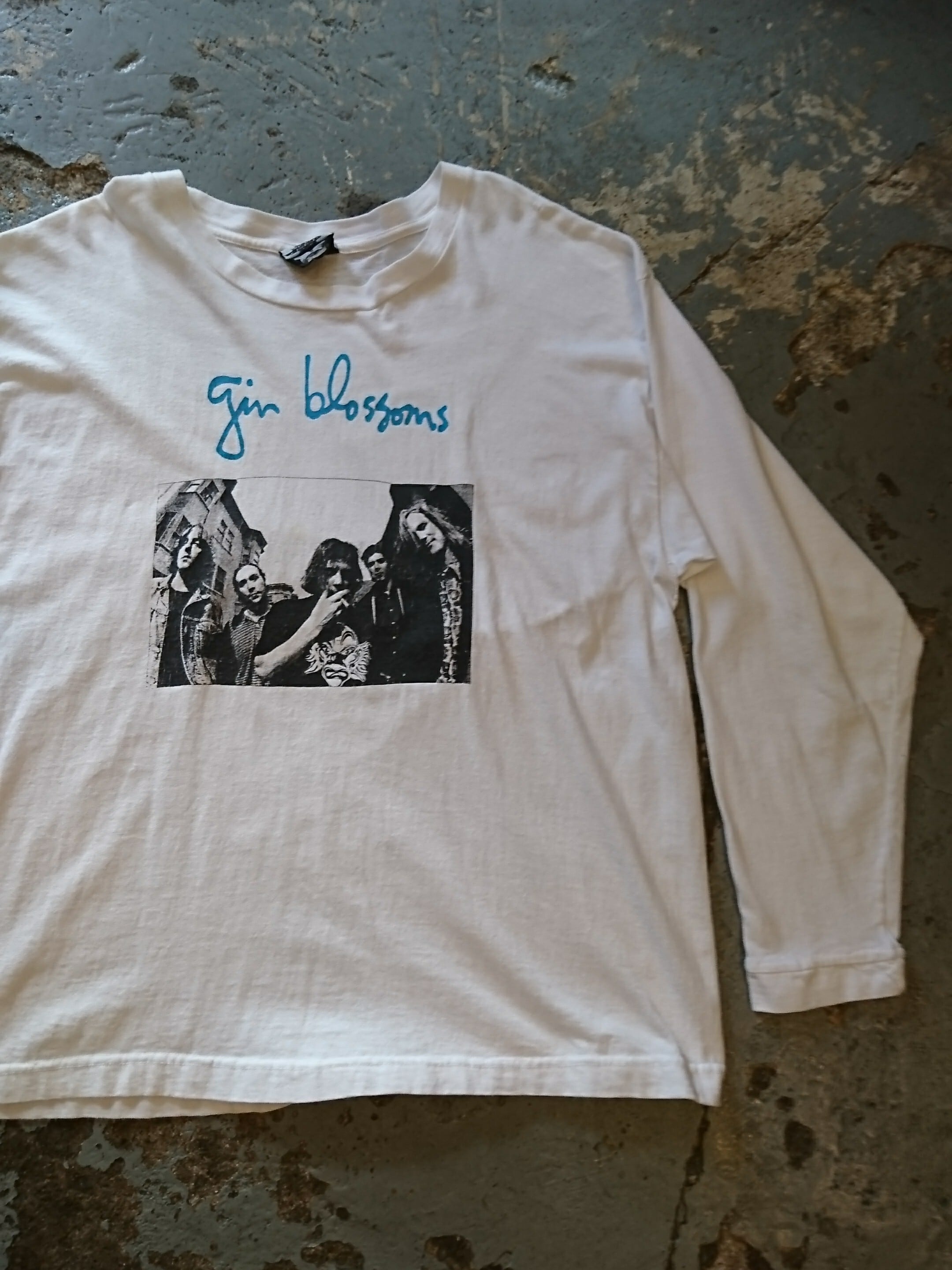 90s "GIN BLOSSOMS" LS PRINT TEE