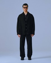 Garment Dyed Double Cloth Easy Trousers