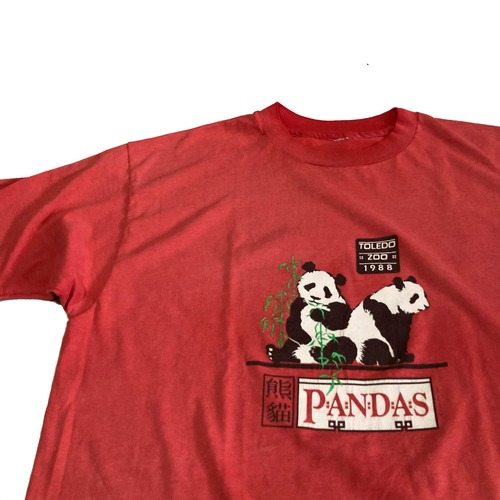 90's "パンダ" Tシャツ