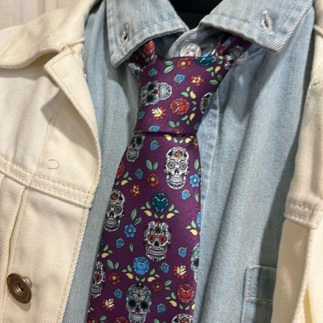 TOPANGA Accessory Calavera ヘリテージタイ　カラベラ　スカル　メキシコ　ネクタイ　プレゼント　フォーマル　カジュアル　クラシック　ヴィンテージ　