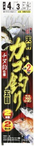 数量限定】OWNER(オーナー) 仕掛け ラメパニック 7本鈎 金細袖 4号 0.6