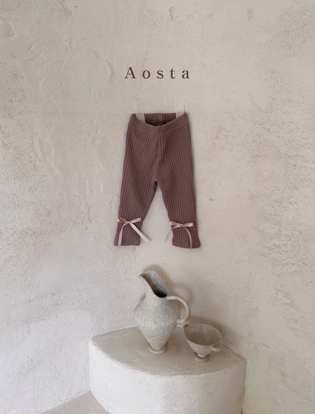 《秋ご予約》camellia leggings ★ ｜ご予約 秋 aosta アオスタ レギンス leggings 女の子 男の子 キッズ