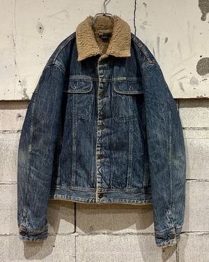 【Caka otto】  “OLD DIESEL” Boa Liner Denim Jacket