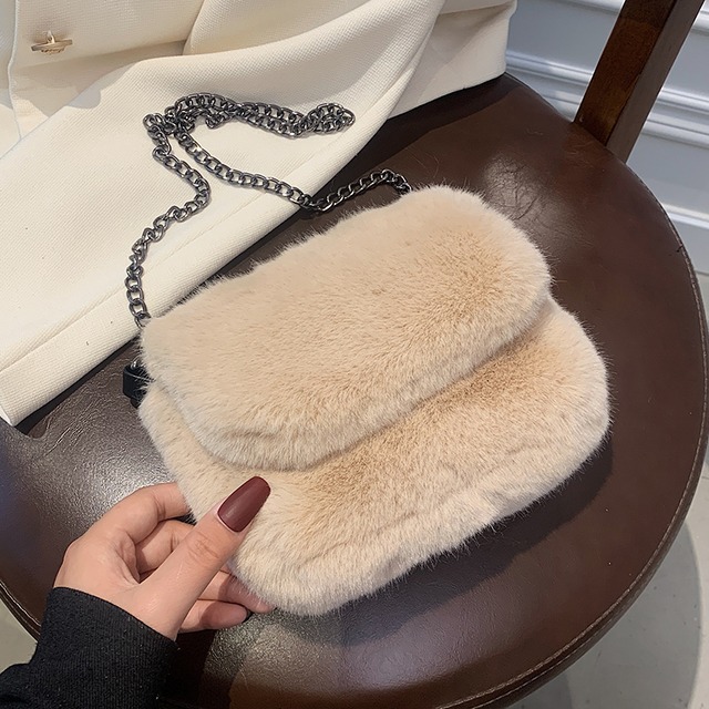 オータムウィンターファーチェーン 秋物 冬物 スクウェア メッセンジャーバッグ Tiancai_Wing_Bag88190226237