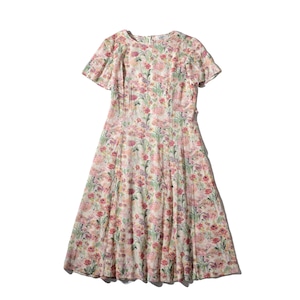 japanese vintage used(voir sanyo)  liberty print  flolal dress