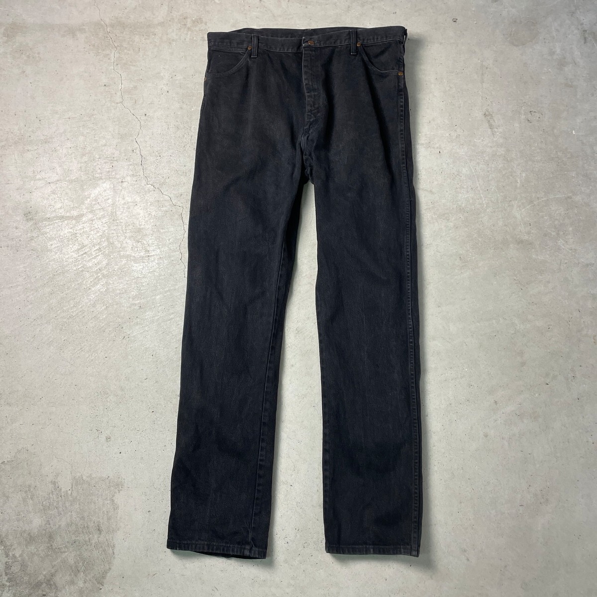 90年代 USA製 Wrangler ラングラー ブラックデニムパンツ メンズ W40 