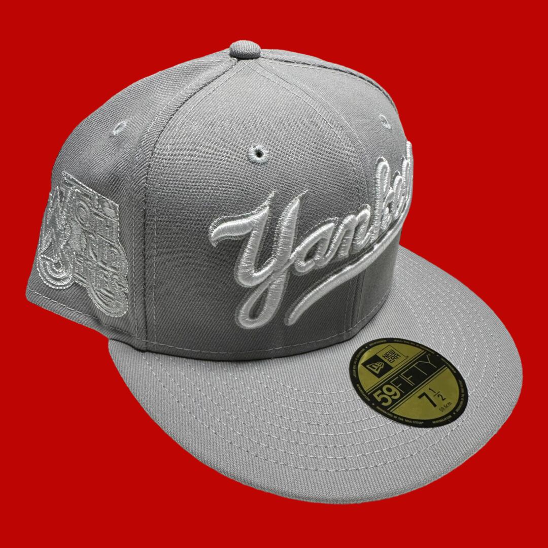New York Yankees 75th World Series New Era 59Fifty Fitted / Gray (Gray  Brim) | BARDEST