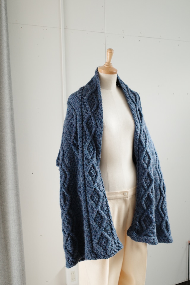 daughter/winter theme knit cardigan