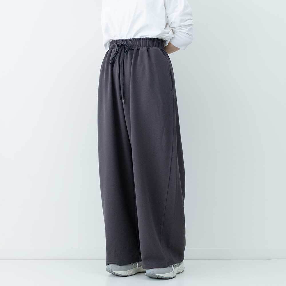 CLOCHE カットジョーゼットカーブパンツ