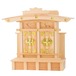 国産檜製神棚 二社神棚 恵比寿宮 中 日本製 恵比寿様