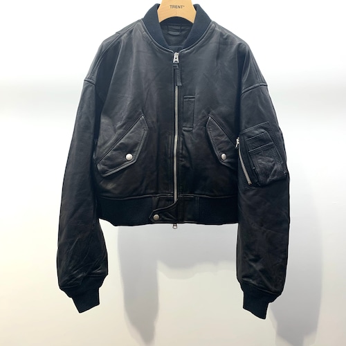 【20SS】SISII シシ / Leather Blouson（black）