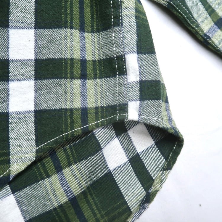 古着 OLD MILL ネルシャツ フランネル 長袖シャツ チェック 表記：M