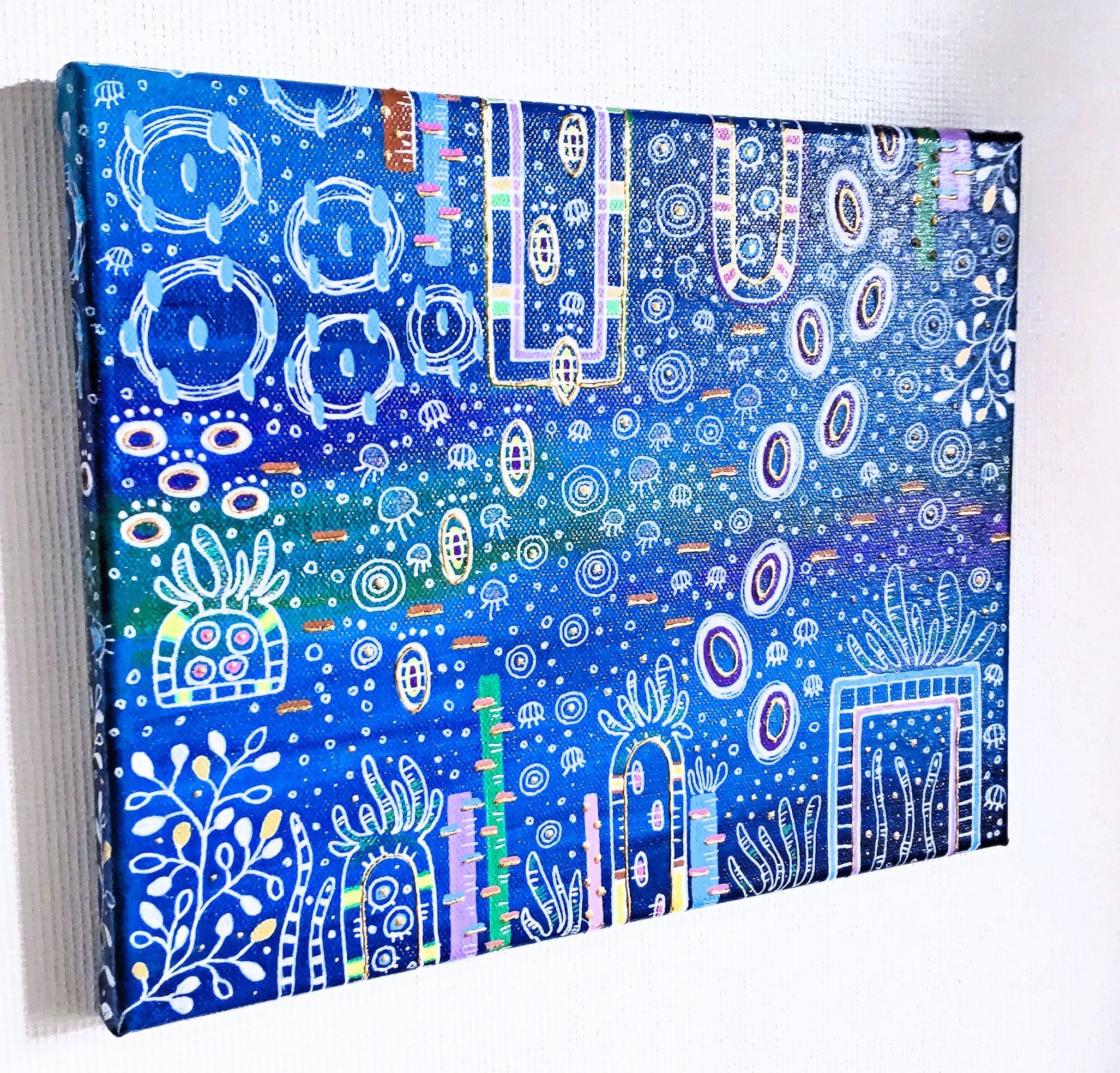 手書きアートF（深海の世界B）27.3×22