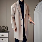 ヒップ丈 シングルブレストコート af0393