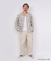 【#Re:room】SATIN NYLON WIDE CARGO PANTS［REP240］