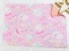 ピンク【イルカ柄】ランチョンマット☆25×35cm★RM.｜通園用のかわいいトートバッグや子供スモックHoshizora☆ほしぞら