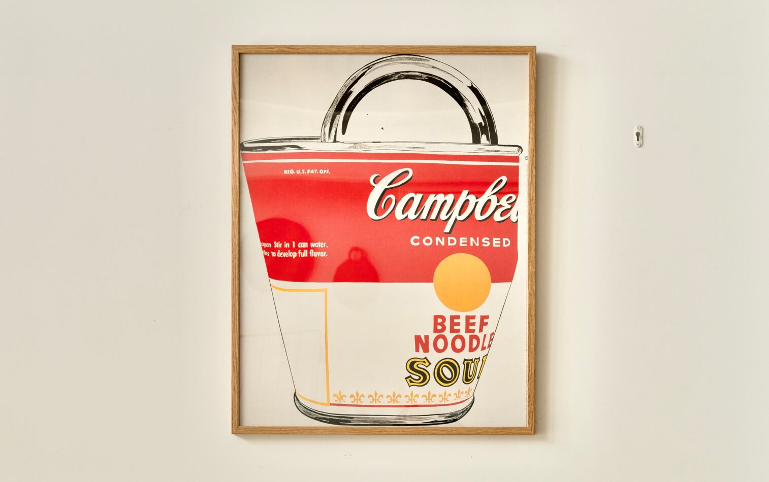 Andy Warhol vintage poster “Campbell soup can bag”