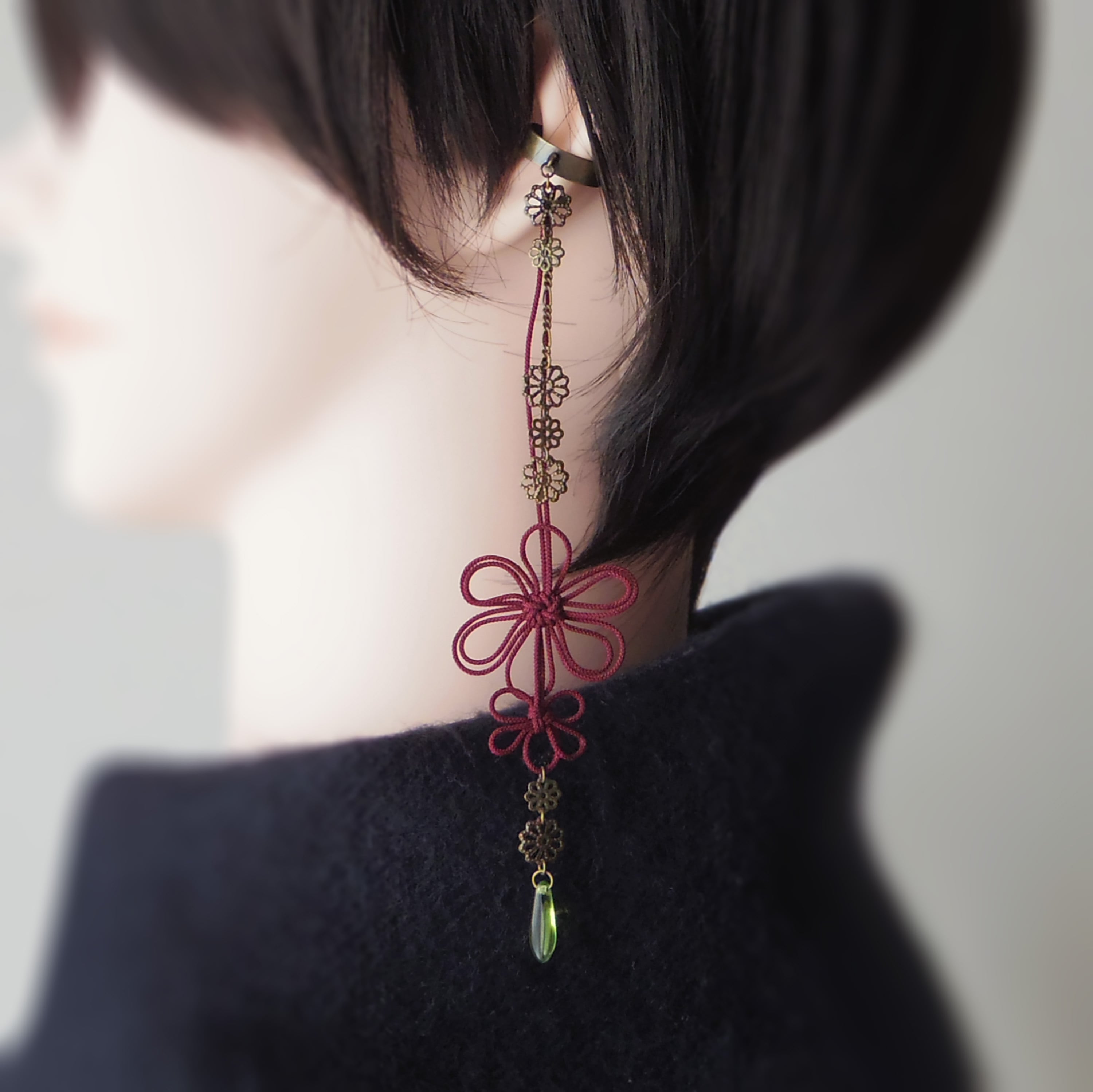 かたっぽイヤーカフ「えみさすいろ」