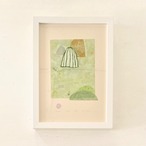 岡田まりゑ「かなたー清む」 Okada Marie "Beyond, clear" etching (sheet) thumbnail 1